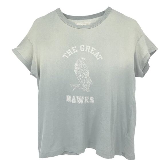 The GREAT. The Boxy Crew with Hawk Graphic XS - Picture 3 of 11